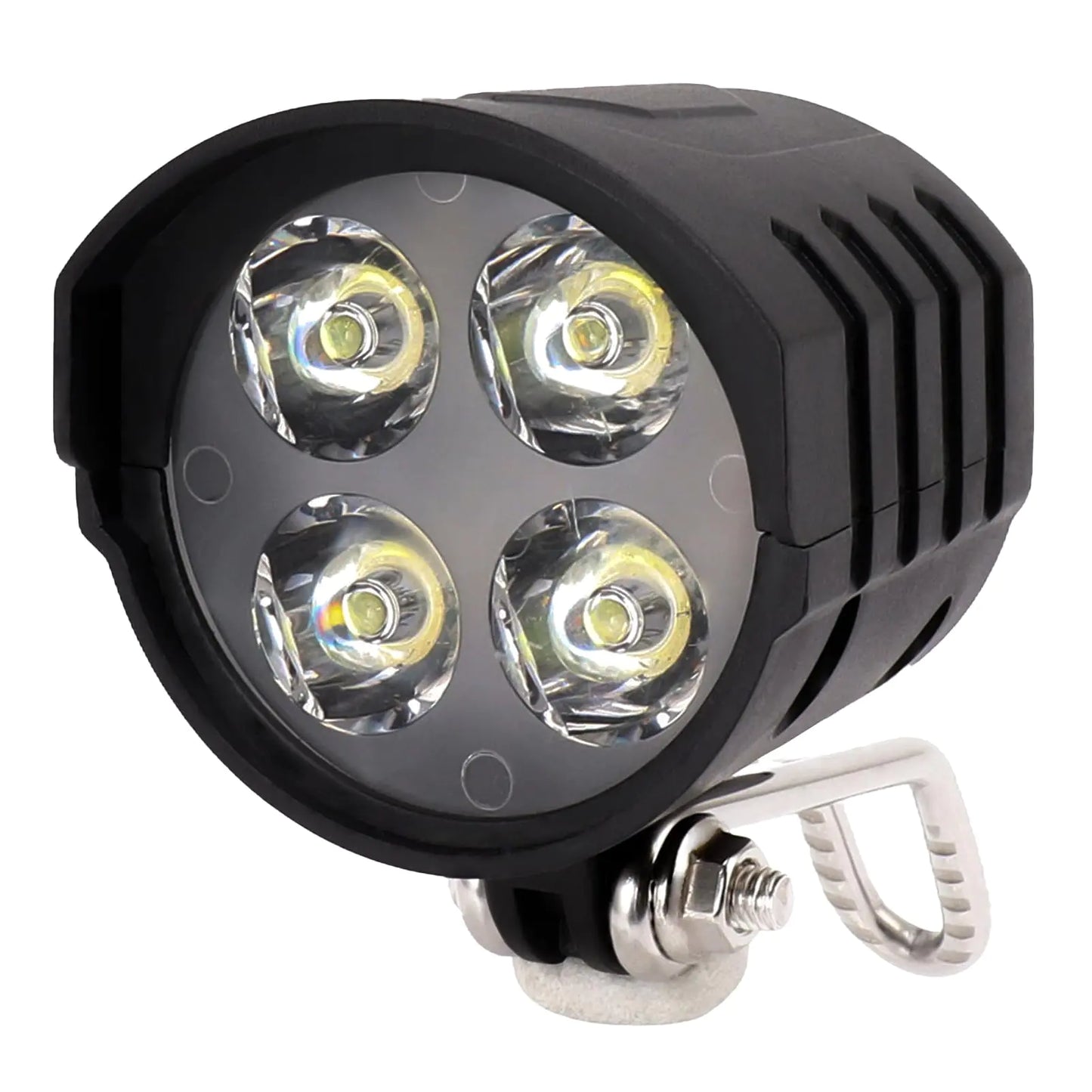 Bike Headlight 12W Super Bright Bike Light 36V 48V 52V 60V for Electric Bikes and Scooters Headlight Electric Bike Headlight for Night Riding Electric Dirt Bike Front Light Road Bike Led Headlight